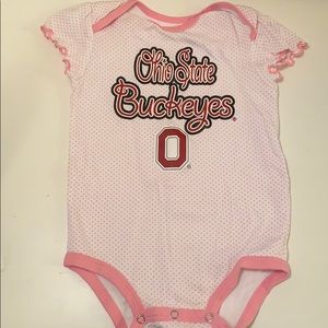OHIO STATE BUCKEYES girls onesie 18 mo excellent
